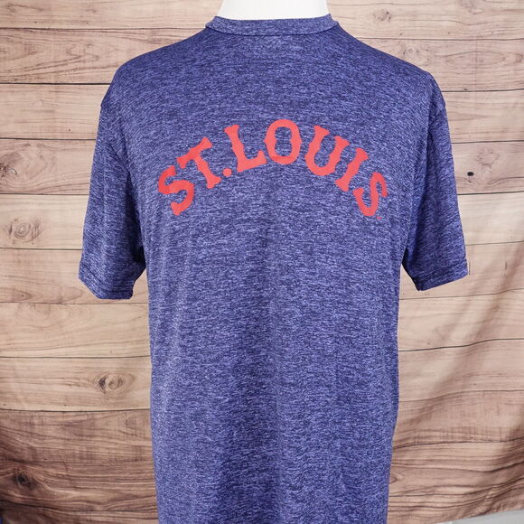 ST LOUIS CARDINALS MARYVILLE UNIVERSITY SGA STADIUM GIVEAWAY POLYESTER TSHIRT XL - Picture 2 of 6